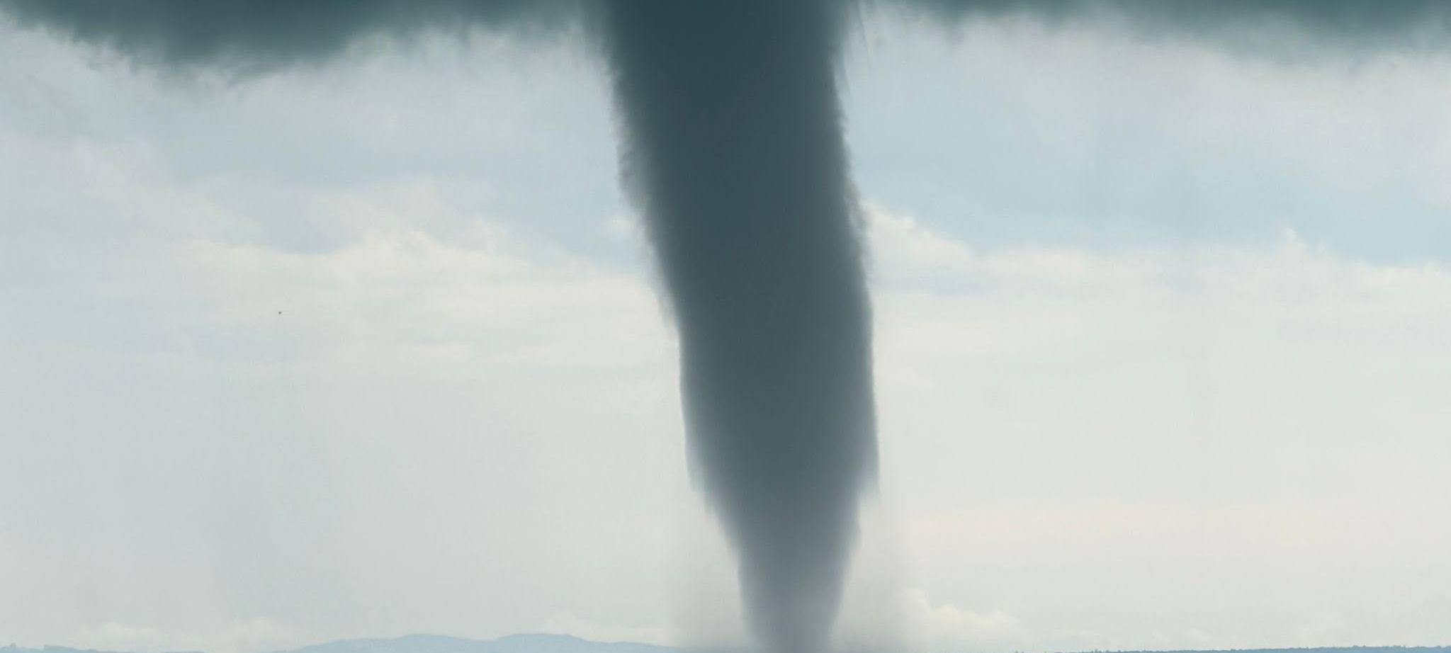 Wasserhose auf dem Bodensee