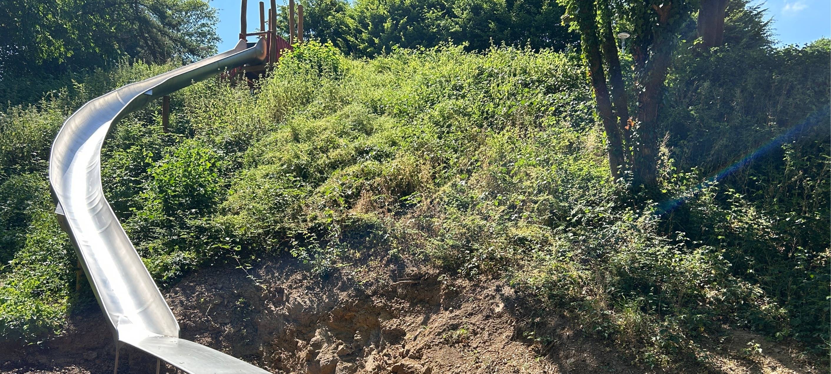 Achtung: Heiße Rutsche in Bad Münstereifel