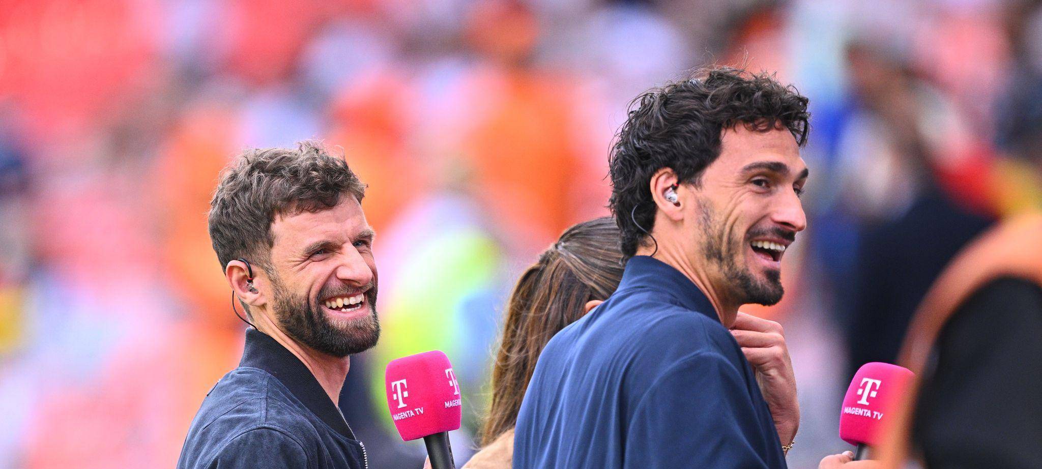 Thomas Müller (l) und Mats Humels