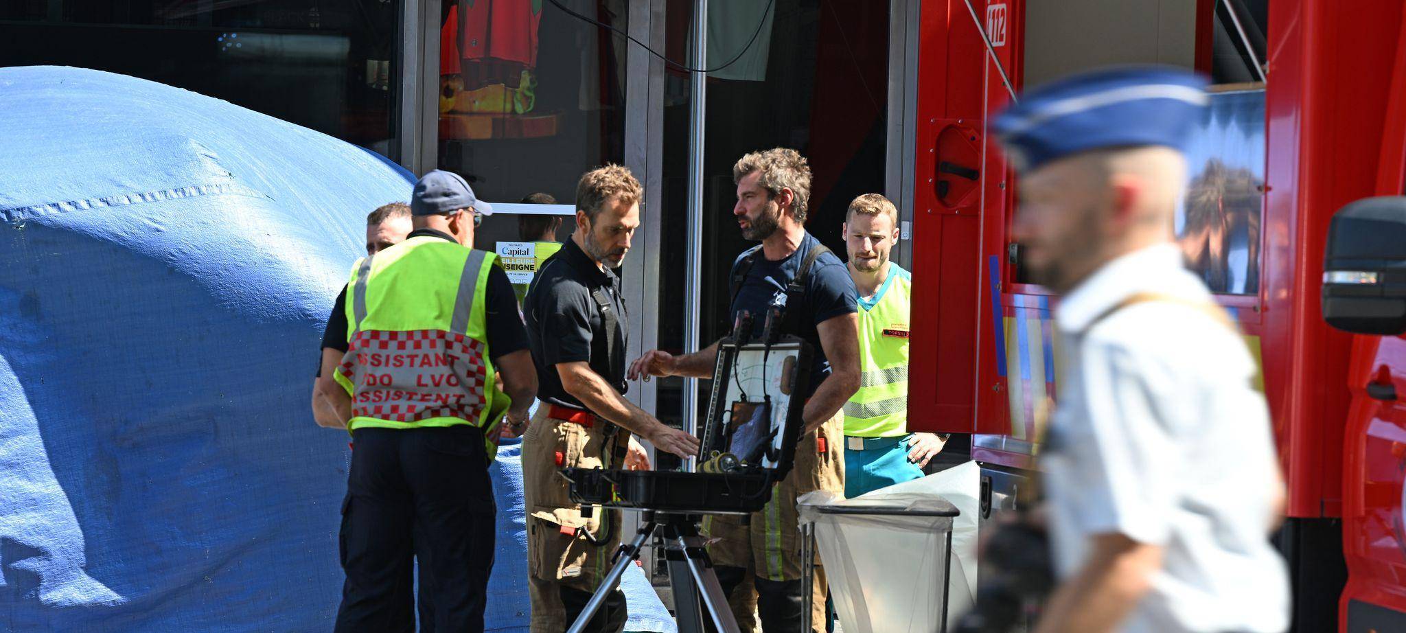 Gebäudebrand in Brüssel