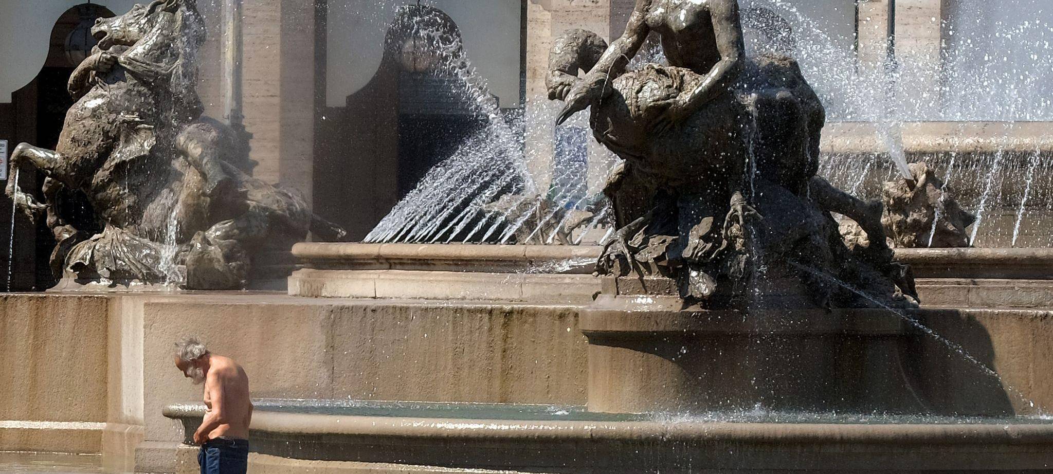Najaden-Brunnen in Rom