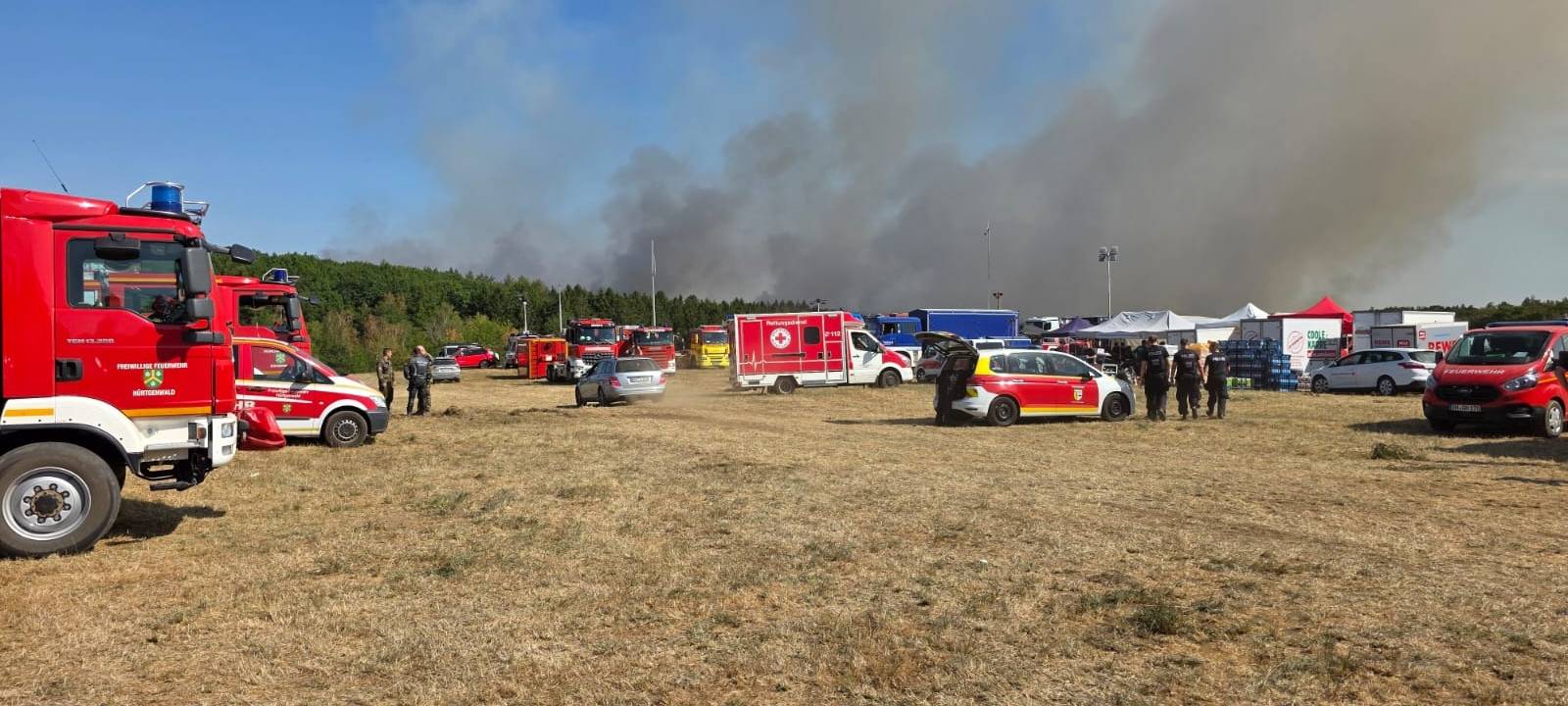 Großbrand Hürtgenwald: Hinweisportal aktiviert