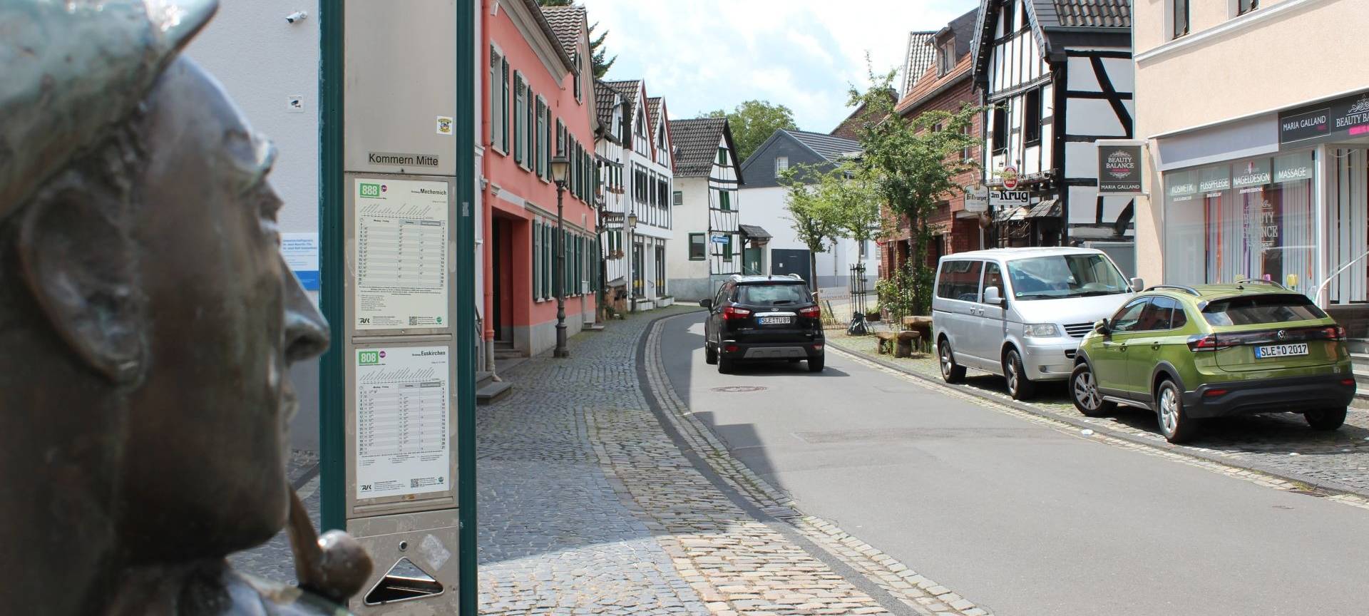Sperrung von Teilen Kölner Straße Kommern