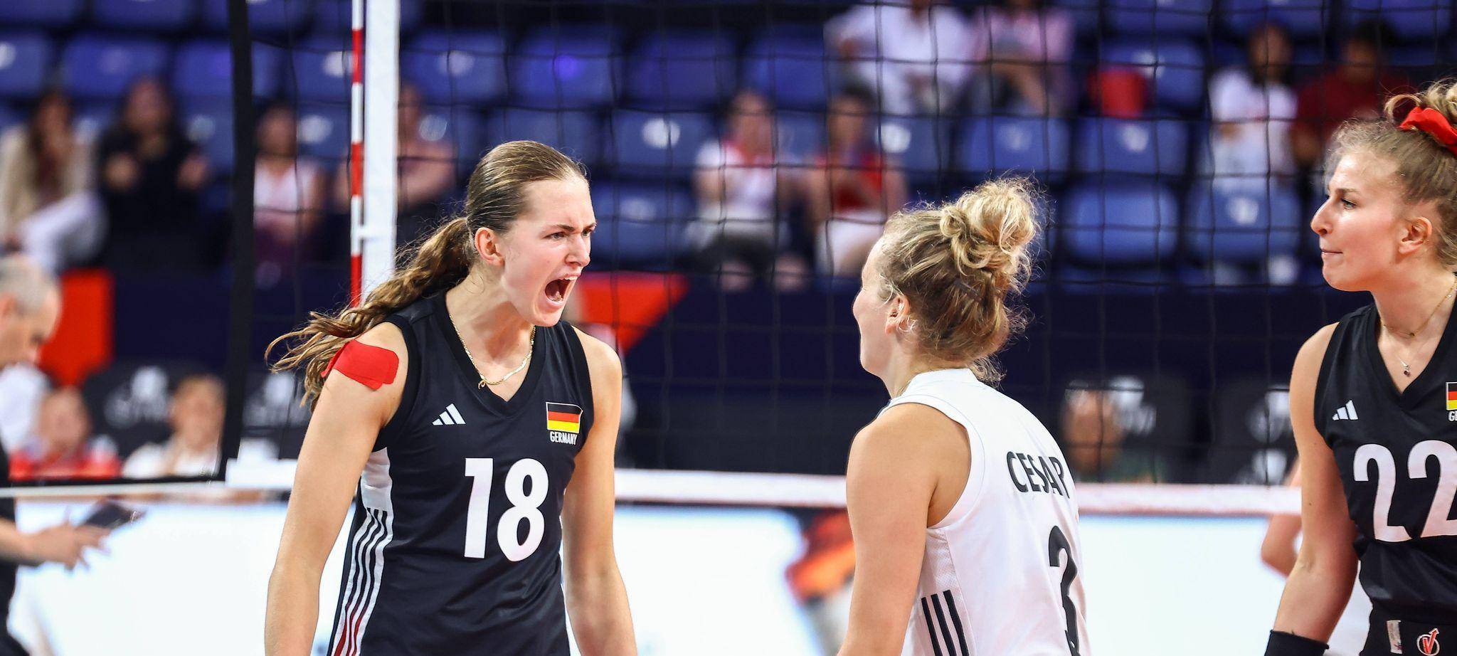 Volleyball, EM: Deutschland - Belgien