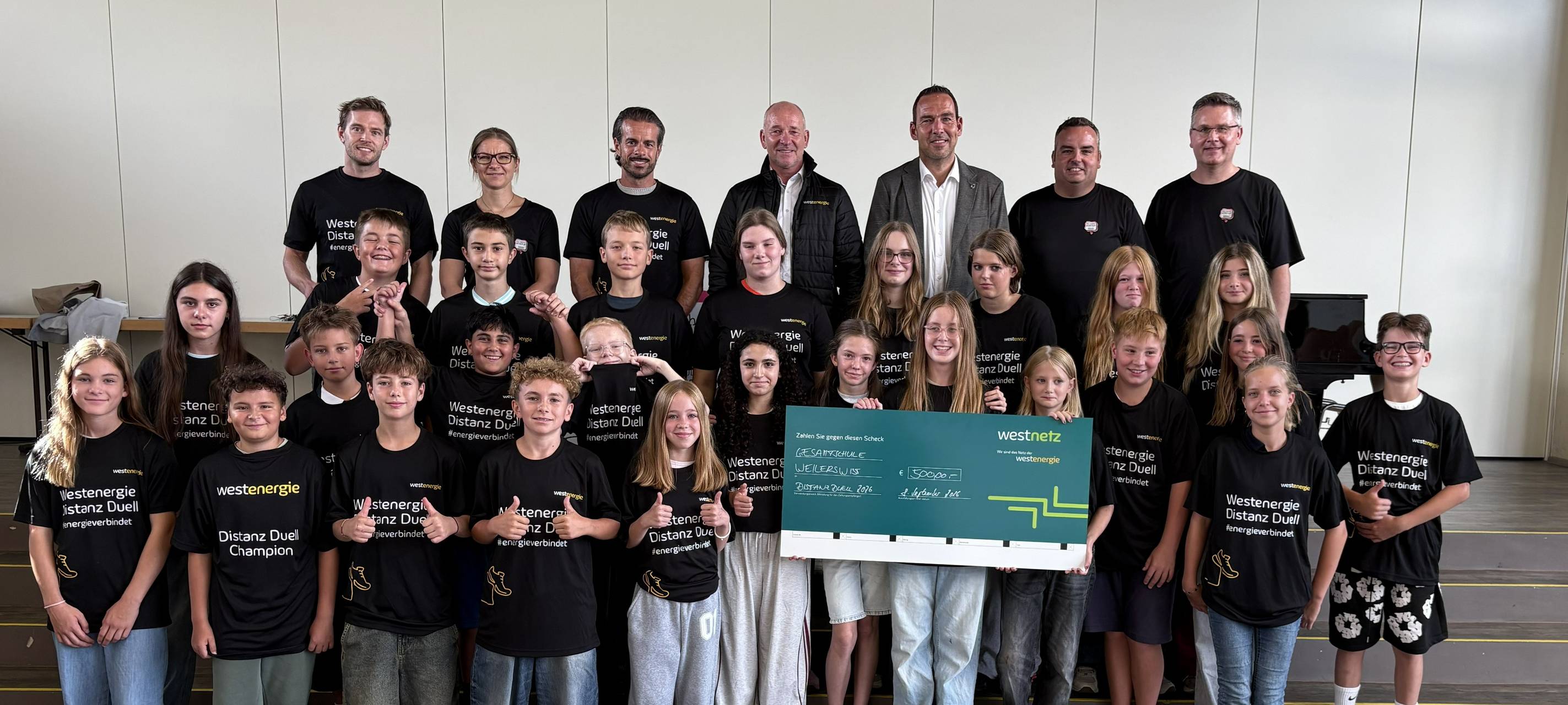 Weilerswister Schüler erlaufen sich Geld beim Distanz Duell