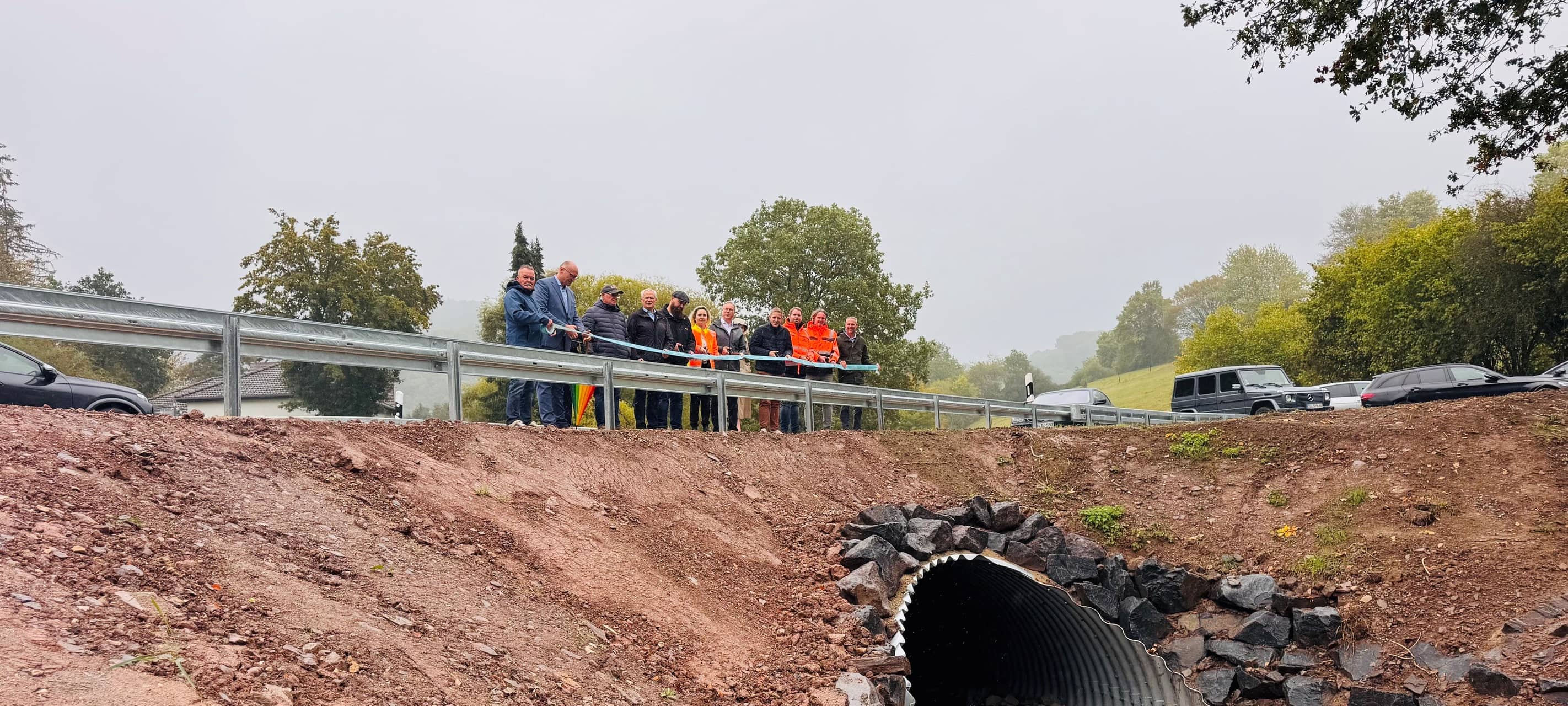 Brücke bei Bad Münstereifel nach sechs Wochen fertig