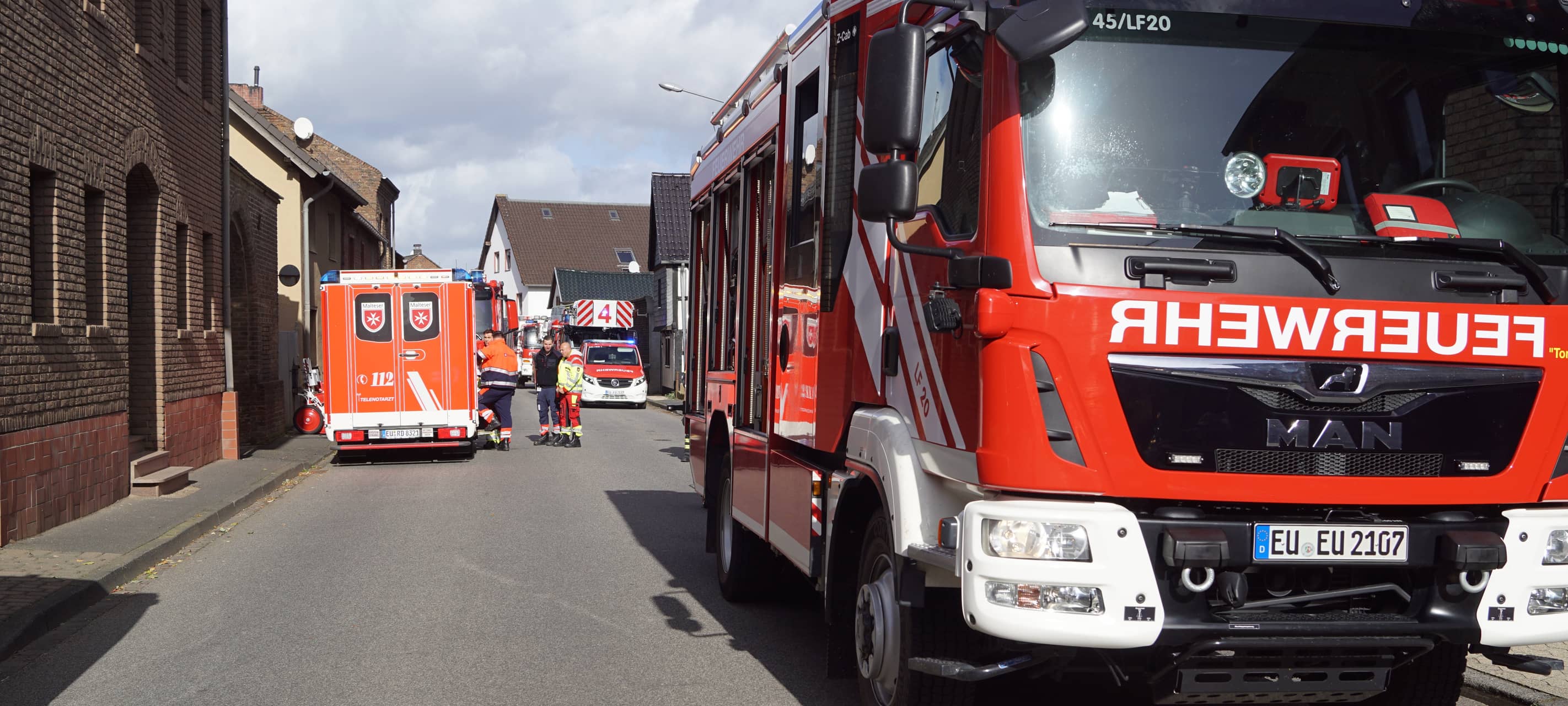 Feuerwehreinsätze in Euskirchen: Drei Verletzte