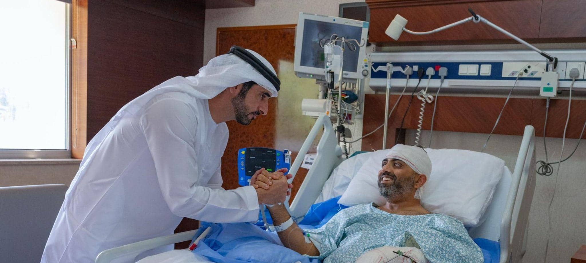 Der Kronprinz von Dubai und Flugkapitän Smit Machchhar