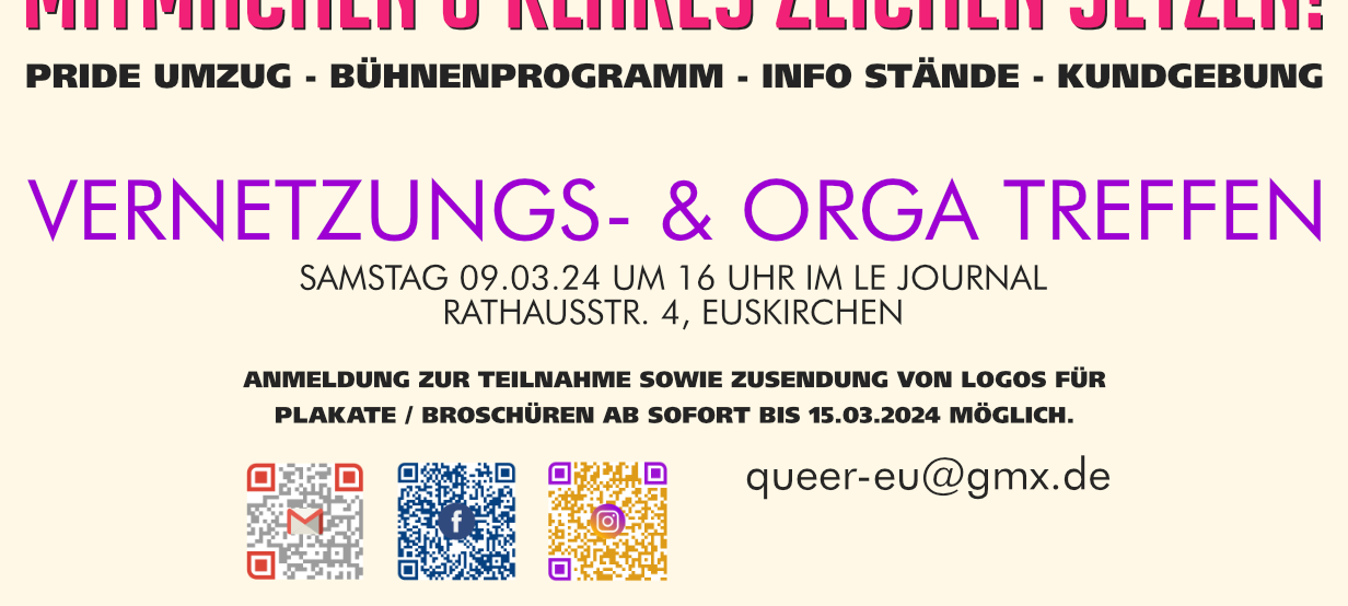 Planungen für ersten CSD-Umzug in Euskirchen