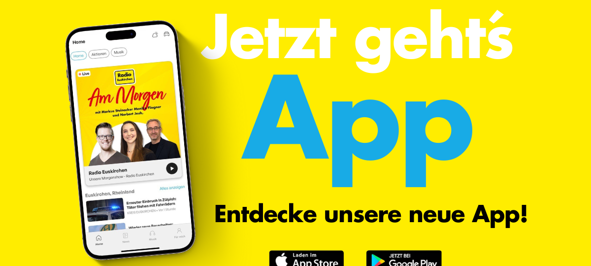 Jetzt geht's App - entdecke unsere neue App!