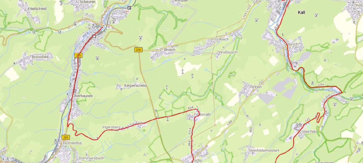 Lichterzug rollt durch Kall und Schleiden