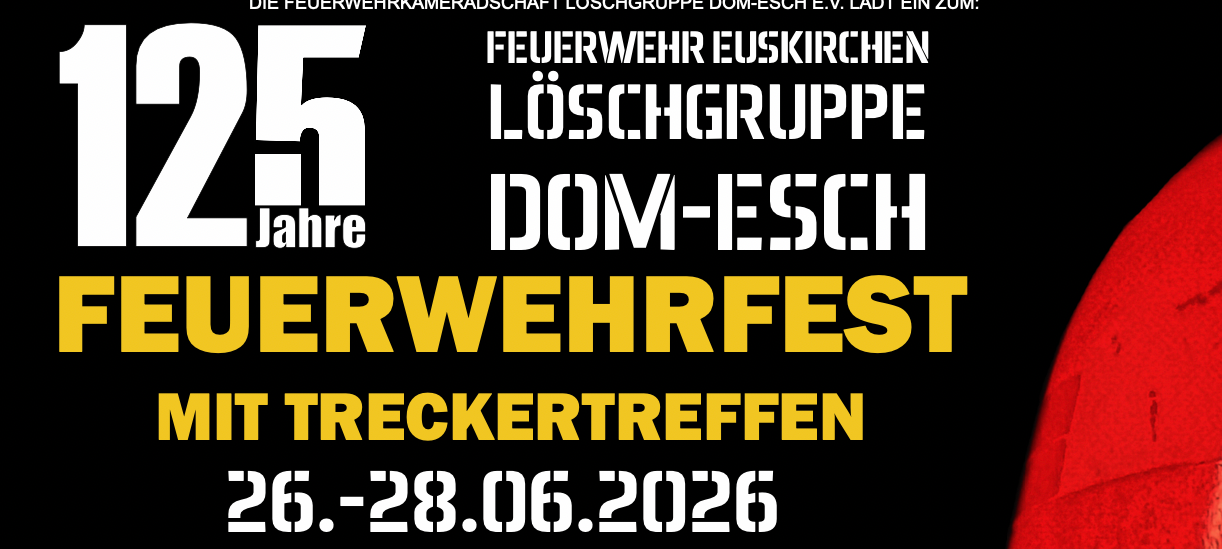 26.–28.06. 125 Jahre Feuerwehr Dom-Esch